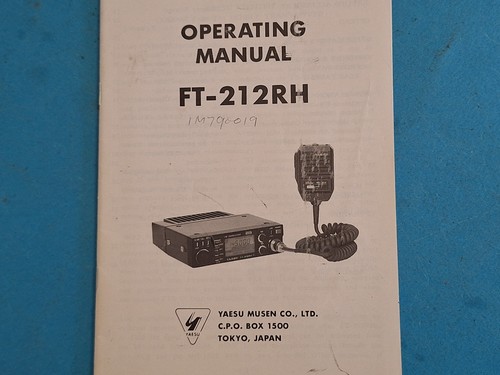 Yaesu 212rh manuale di - yaesu,