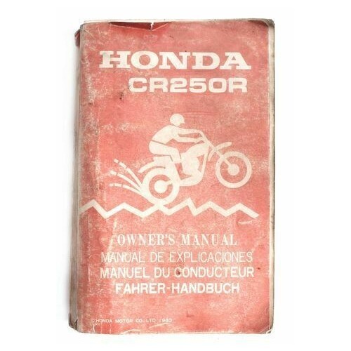 Manuale honda 250 del - r,