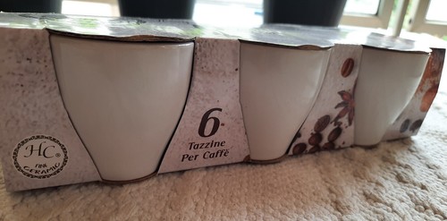 Set pezzi tazzine tazze - 6,
