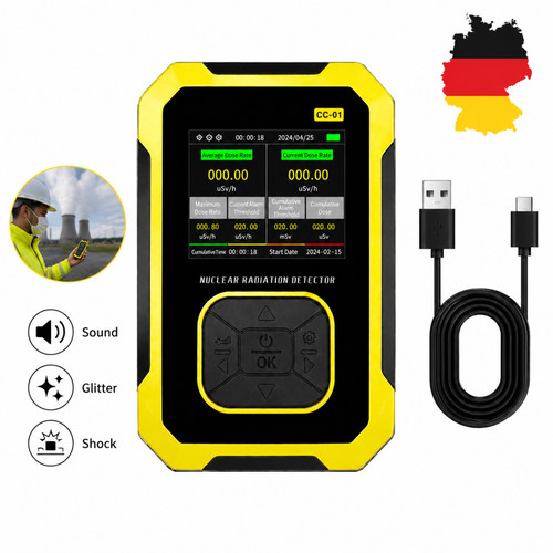 Contatore geiger misuratore - misuratore, di