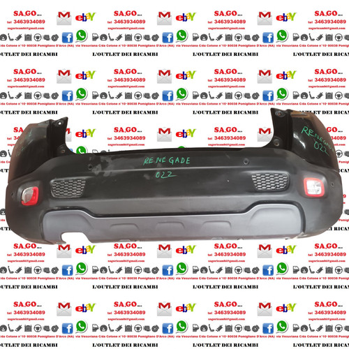 Paraurti posteriore jeep - paraurti,
