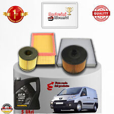 KIT TAGLIANDO FILTRI + OLIO PEUGEOT EXPERT II 2.0 HDi 88KW 120CV DAL 2012 ->