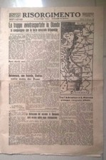 GIORNALE RISORGIMENTO TRUPPE AVIOTRASPORTATE IN OLANDA SECONDA GUERRA MONDIALE