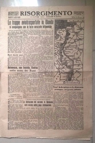 Giornale risorgimento truppe - giornale,