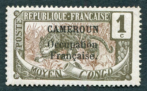 Cameroun 1916 oliva e - cameroun, 1916-17