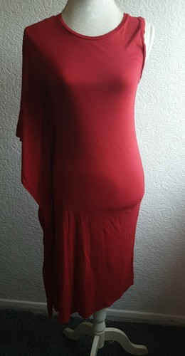 Abito assimrico rosso donna - da,