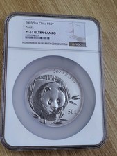 2003 5 oz Cina Panda moneta