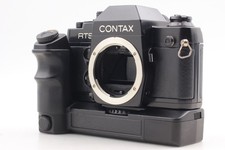 ⏯️ [Exc+5 w/W-3] Contax RTS II Quartz 35mm SLR Film Camera Black Body From JAPAN