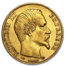 1852-1860 Francia Oro 20