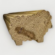 Antico giocattolo incompiuto pecora per treno o fattoria set figure taglio affettato 16 pollici tassello