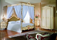 Letto a Baldacchino Barocco