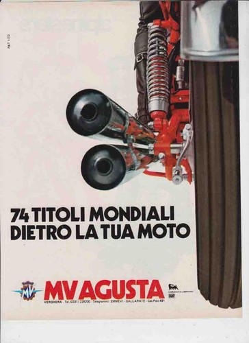 Advertising pubblicità moto - advertising,