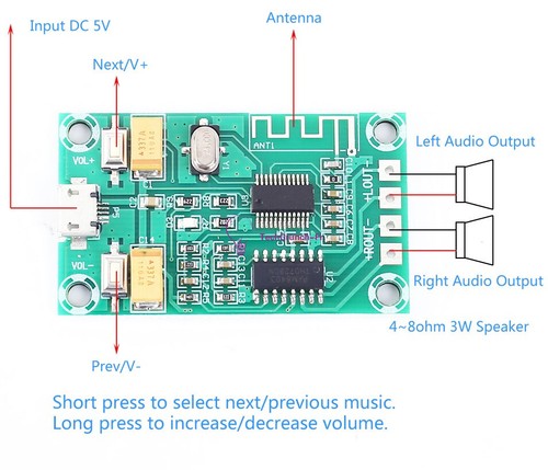 Pam8403 micro usb - micro,
