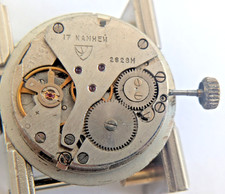 Orologio Poljot Chaika 2628 movimento funzionante vintage russo URSS per ricambi p4