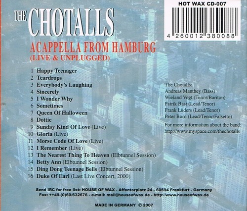 The chotalls acapella from - the, chotalls: