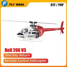 FLY Wing Bell 206 V3 6CH GPS 3D Auto Return H1 Flight Control RC RTF Elicottero