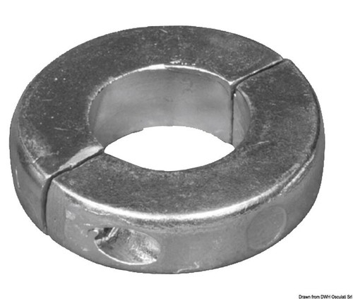 Anodo collare albero zinco - anodo,