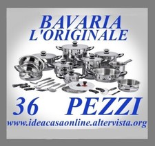 BATTERIA DI PENTOLE BAVARIA 36