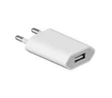 CARICABATTERIA PRESA PARETE CASA SPINA MURO ALIMENTATORE USB 5V 1A 220v ANDROID