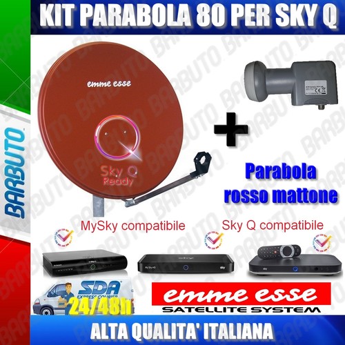 Kit parabola cm rosso - parabola,