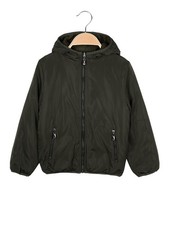 Urchin Giubbotto da bambino reversibile con cappuccio - militare
