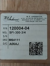 W.E ANDERSON 120004-04