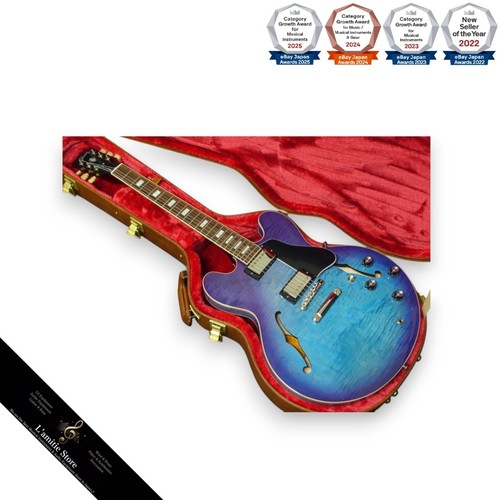 Gibson es335 figured blueberry - figured,