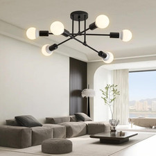 Lampadario Industriale, 6 Luci