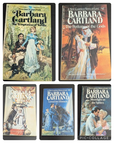 Rare lot barbara cartland - rare,