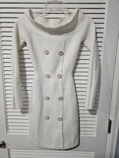 ELISABETTA FRANCHI WHITE MIDI