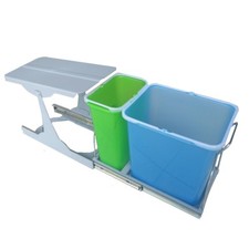 Pattumiera sottolavello cucina differenziata 24 litri 2 cesti estraibili PATT2