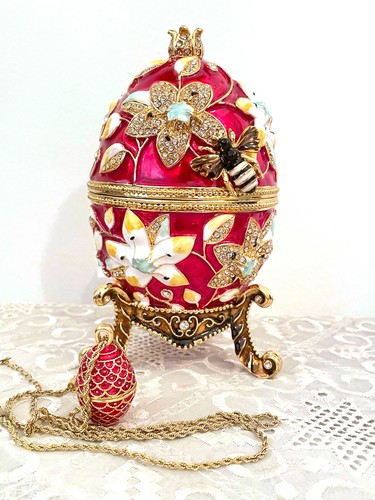 Collana uovo faberge - collana,