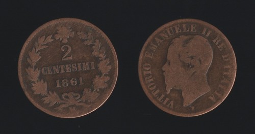 Centesimi 1861 milano - centesimi, m