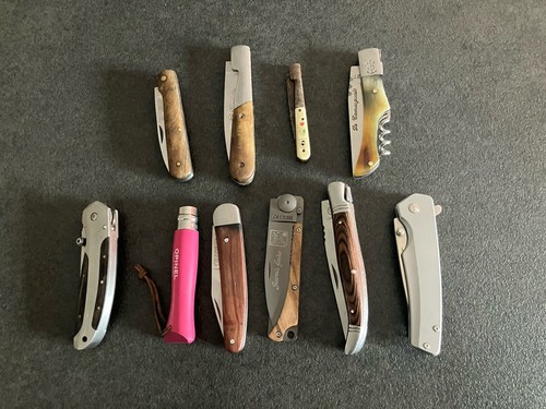 Lot couteaux pliant - couteaux,