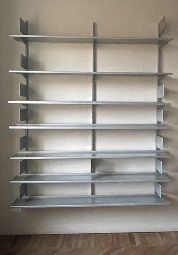 Libreria alluminio continua - libreria,