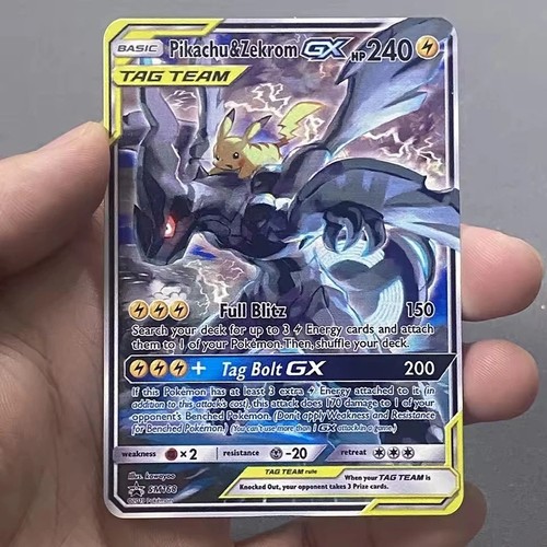 Pokemon card pikachu zek gx - zek,