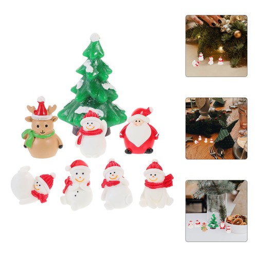 8pcs natale mini ornamenti - ,