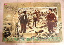 IL BUONO IL CATTIVO IL BRUTTO - raro photobusta Italia 1966 EASTWOOD, poster LEONE