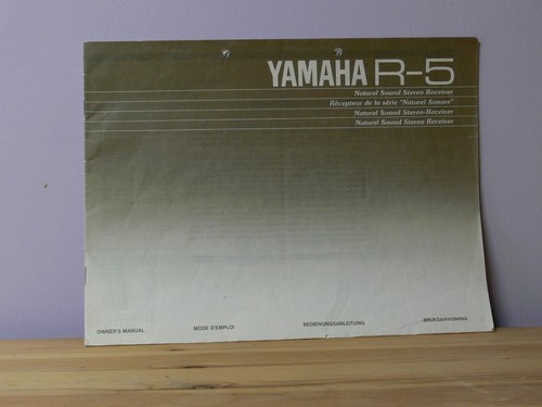 Yamaha manuale istruzioni - r-5,