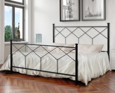 LETTO FERRO BATTUTO INTRECCIO