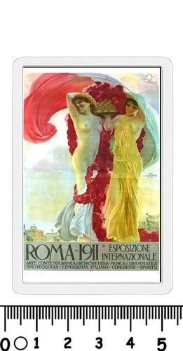 Calamita roma 1911 esposizione - calamita,