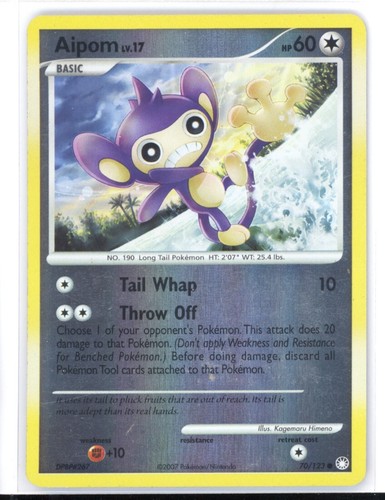 Pokémon tcg aipom reverse - pokémon,