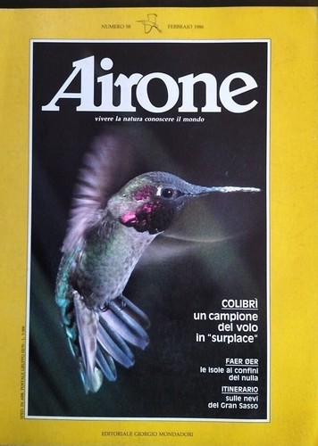 Airone rivista 1986 - n°,