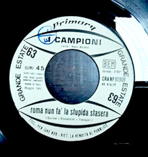 I CAMPIONI - ROMA NUN FA LA STUPIDA STASERA - 45giri ITA juke-box VINILE EX