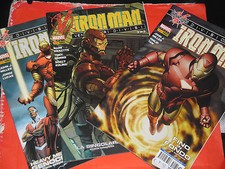IRON MAN -vendicatori divisi- N° 1/3 SERIE COMPLETA ESAURITI -PANINI d.i.v.i.s.i