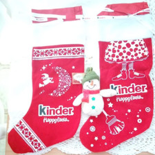 Due grandi calze befana kinder - due,