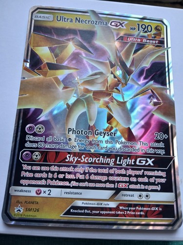 Ultra necrozma promo sm - ultra, gx