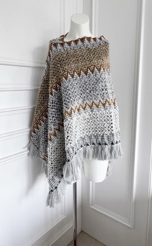 Poncho top all uncinetto - top, all'uncinetto