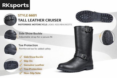 Stile 6601 alto pelle cruiser - 6601,