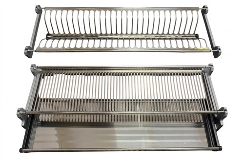Scolapiatti acciaio inox con - inox,
